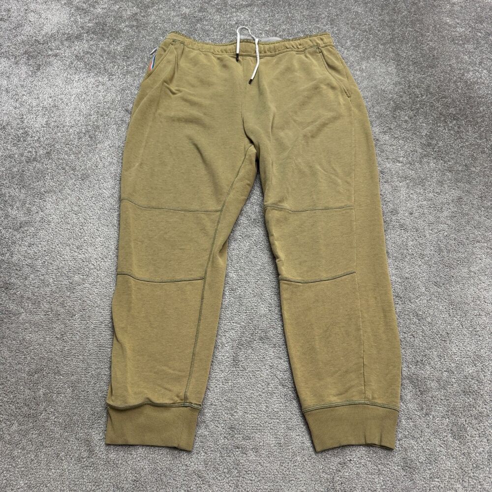 4 Fourlaps Re-Up Jogger Sweatpants Mens XL Brown Zip Pocket Athletic Activewear